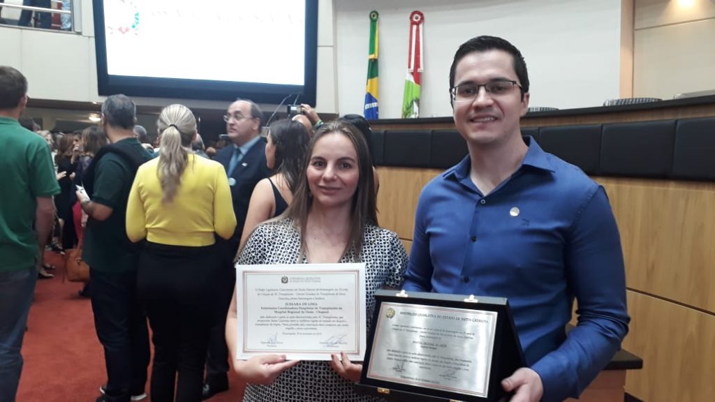 Photo of HRO recebe homenagens da ALESC