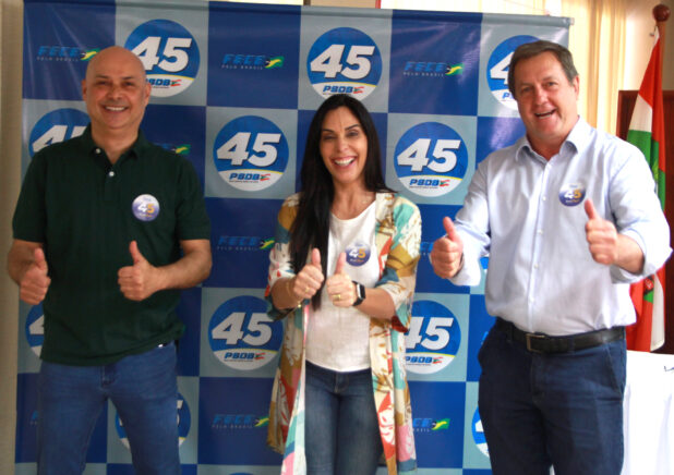Photo of Marcio Sander e Milton Hanauer recebem apoio da presidente estadual do PSDB, deputada Geovânia