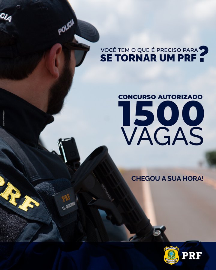 Photo of Edital para concurso da PRF deve sair em janeiro