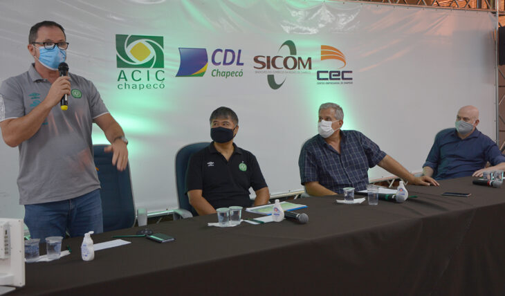 Photo of Conselho Deliberativo da ACIC recebe dirigentes da Chapecoense
