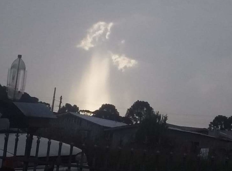 Photo of Imagem de nuvem em forma de “anjo” é fotografada em SC