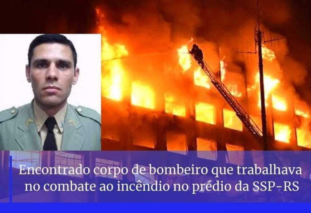 Photo of Encontrado o corpo de um dos bombeiros desaparecidos em incêndio no prédio da SSP