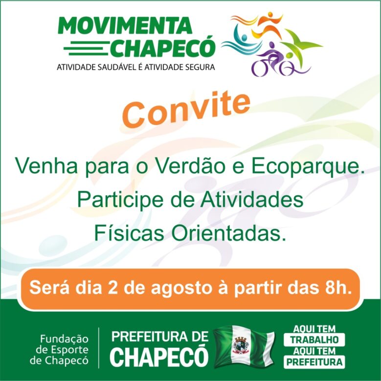Photo of Movimenta Chapecó Pós-Covid abre comemorações de aniversário do município