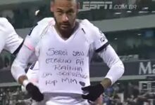 Photo of Neymar marca duas vezes  e faz homenagem a Marília Mendonça