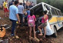 Photo of Atualização do estado de saúde de crianças feridas em acidente com ônibus escolar no Oeste