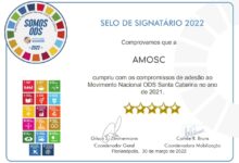 Photo of DESENVOLVIMENTO SUSTENTÁVEL: AMOSC recebe Selo ODS 2022