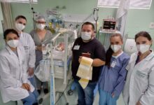 Photo of A pedido da mãe, HRSP organiza batizado de bebê internada na UTI Neonatal