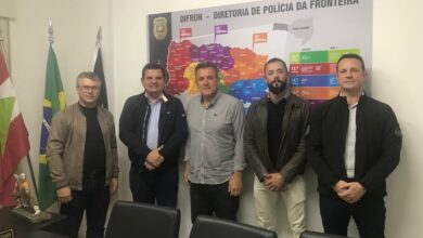 Photo of Diretor de Polícia da Fronteira recebe os prefeitos de Águas Frias e Nova Itaberaba