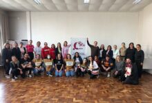 Photo of Juíza apresenta campanha ‘Sinal Vermelho contra a Violência Doméstica’ em Xaxim