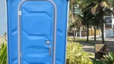 Photo of Homem furta banheiro químico para fazer sexo com namorada e acaba detido