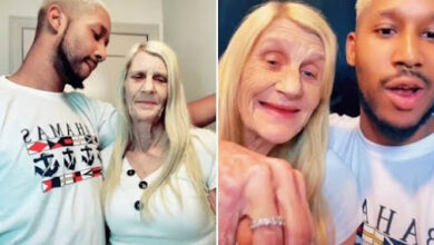 Photo of Sucesso na Web, idosa de 71 anos casa com jovem de 24 e planejam filhos