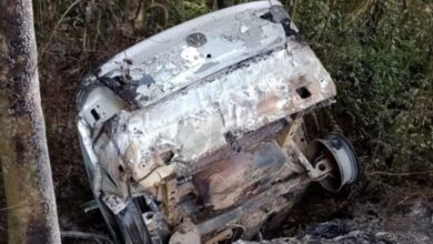 Photo of Corpo de radialista é encontrado ao lado de carro incendiado