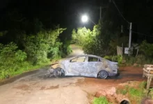 Photo of Corpo decapitado é localizado dentro de carro incendiado