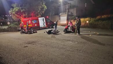 Photo of Colisão entre duas motos deixa mulher ferida em Concórdia.