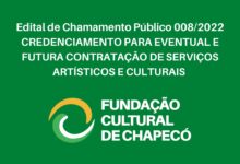 Photo of Fundação Cultural de Chapecó divulga edital de credenciamento para profissionais da cultura