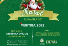 Photo of Lançamento do Natal em Peritiba terá chegada do Papai Noel