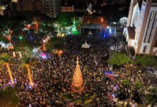 Photo of Milhares de pessoas presentes na abertura do Natal de Luz de Chapecó