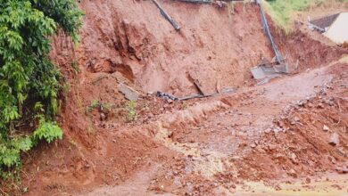Photo of Barranco cede no centro da cidade e preocupa Defesa Civil de Concórdia