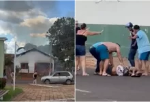 Photo of Indivíduo prende esposa e filha em quarto, ateia fogo na casa e é linchado