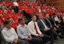 Photo of Lideranças de Concórdia presentes na instalação da Frente Parlamentar em Apoio aos Bombeiros Voluntários
