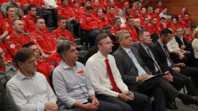 Photo of Lideranças de Concórdia presentes na instalação da Frente Parlamentar em Apoio aos Bombeiros Voluntários