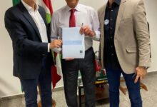 Photo of Rogério Pacheco busca em Brasília recursos para a Pista Sintética de Atletismo em Concórdia