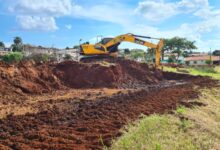 Photo of Inicia a terraplanagem para construção do Centro Multiuso do bairro Santo Antônio