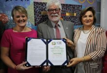 Photo of Deputada Luciane Carminatti é condecorada com Diploma de Mérito Educacional