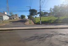 Photo of Retornos em ruas de Chapecó estão sendo fechados com paver