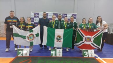 Photo of Tênis de Mesa de Chapecó conquista ouro nas duplas feminino dos Joguinhos
