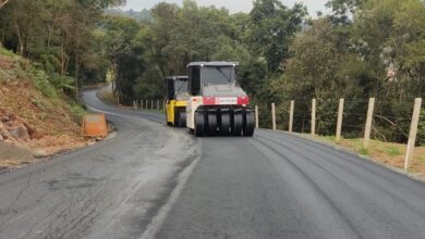 Photo of Mais um trecho de pavimentação rural é concluído em Chapecó