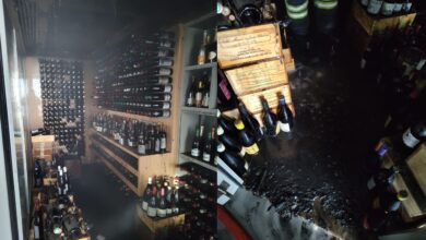 Photo of Adega pega fogo e inunda apartamento no 19º de prédio em BC