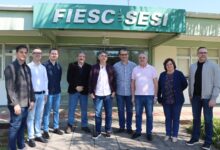 Photo of Prefeito de Concórdia e secretários visitam o espaço do Sesi adquirido pelo município
