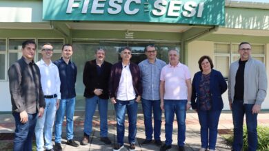 Photo of Prefeito de Concórdia e secretários visitam o espaço do Sesi adquirido pelo município