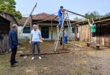 Photo of Inicia montagem dos espaços para o Acampamento Farroupilha em Itá 