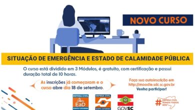 Photo of Defesa Civil inicia curso de Situação de Emergência e Estado de Calamidade Pública