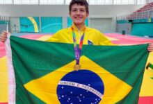 Photo of Judoca Chapecoense Guilherme Tomaz sagrou-se Campeão Sul-Americano no Chile