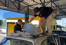 Photo of Casal é preso com cocaína escondida em teto de carro na BR-153 no Oeste