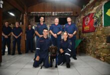 Photo of Soldado Bombeiro Amauri Felipe de Vargas e a cadela Magi são certificados para atuar em ocorrências