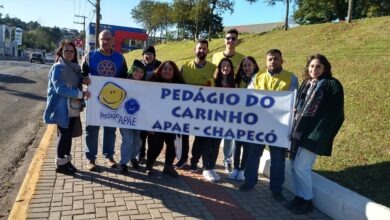 Photo of Pedágio do Carinho da APAE Chapecó, no dia 8 de junho, terá nove pontos na cidade