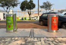 Photo of Instalada nova lixeira subterrânea na Avenida Getúlio Vargas