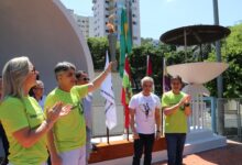 Photo of Chegada do Fogo Simbólico dos Jogos Abertos de Santa Catarina em Concórdia