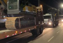 Photo of Comboio de máquinas sai de Chapecó para ajudar atingidos pelas chuvas no litoral
