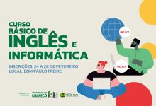 Photo of Cursos de informática e Inglês são ofertados na EBM Paulo Freire