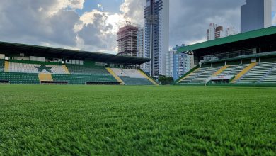 Photo of Arena Condá já está com o tapete verde