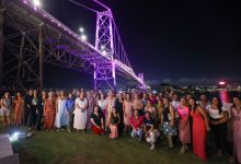 Photo of Iluminação rosa da ponte Hercílio Luz marca lançamento da programação do Governo de SC para o mês da mulher