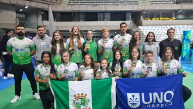 Photo of Equipe de Taekwondo de Chapecó se destaca na Copa Regional Sul
