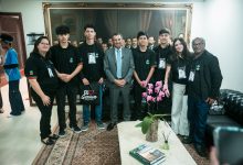 Photo of Deputados do Parlamento Jovem participam de audiência com presidente da Assembleia