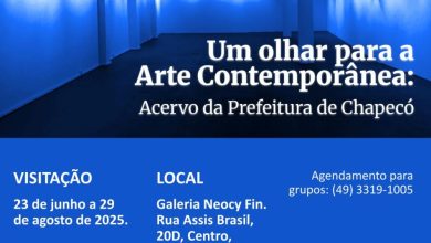 Photo of Chapecó apresenta exposição com obras do acervo municipal: “Um olhar para a Arte Contemporânea”