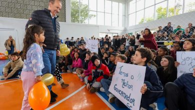 Photo of A recepção ao governador do Oeste em Chapecó